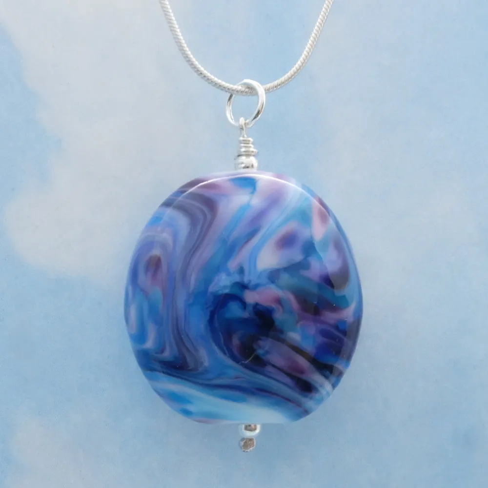 Twilight Swirls pendant