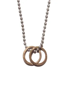 Two Rings Necklace