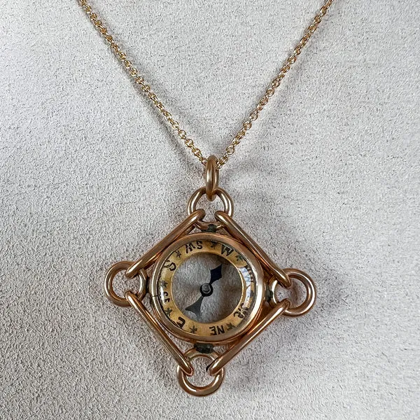 Victorian Compass Pendant