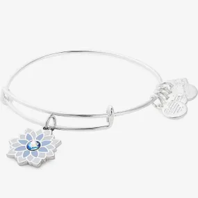 Water Lily Charm Bangle