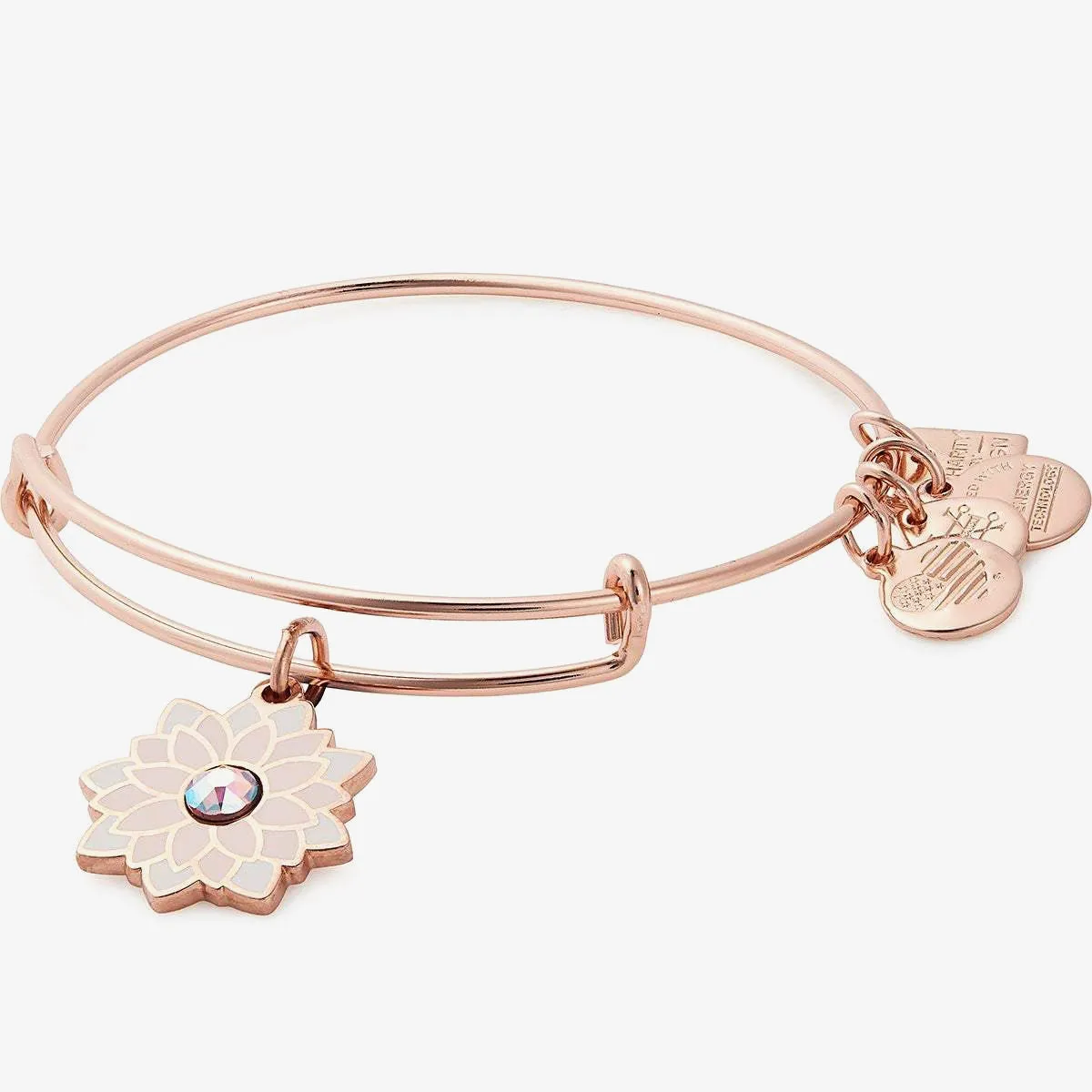 Water Lily Charm Bangle